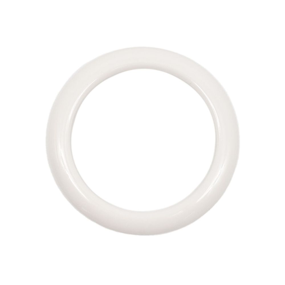Кольцо пластик ⌀45/59 мм, белое, 10 шт