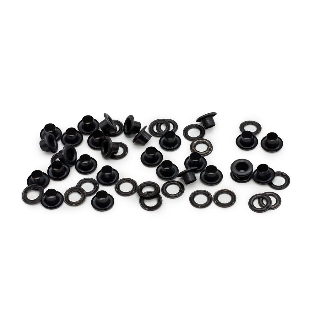 Люверсы металл ⌀_4.87 мм (внутр.), h5.66 мм (внутр.), №3, сталь, New Star, оксид, уп≈5000 шт