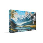 Пазл 2000 элементов, PZL-2000/42 Горный пейзаж с рекой, Фрея