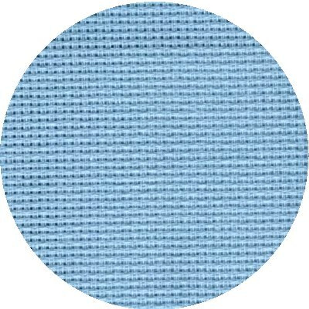 Канва крупная №854 (960) (10смх44кл) шир.150 см цв.182 голубая, 5 метров