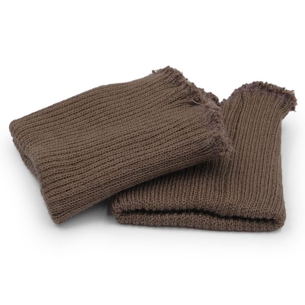 Манжеты трикотажные 8.5х9.5 см, 1 пара, плотные, 730 св. коричневый