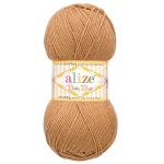Пряжа Alize (Ализе) Baby Best / уп.5 мот. по 100 г, 240м, 824 светло-коричневый
