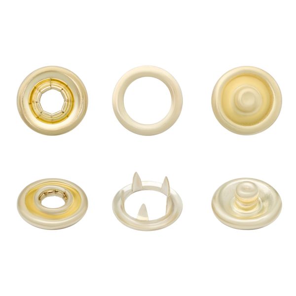 Кнопка рубашечная (джерси) открытая ⌀9.5 мм, ≈144 шт, МЕТАЛЛ, золото, NEW STAR