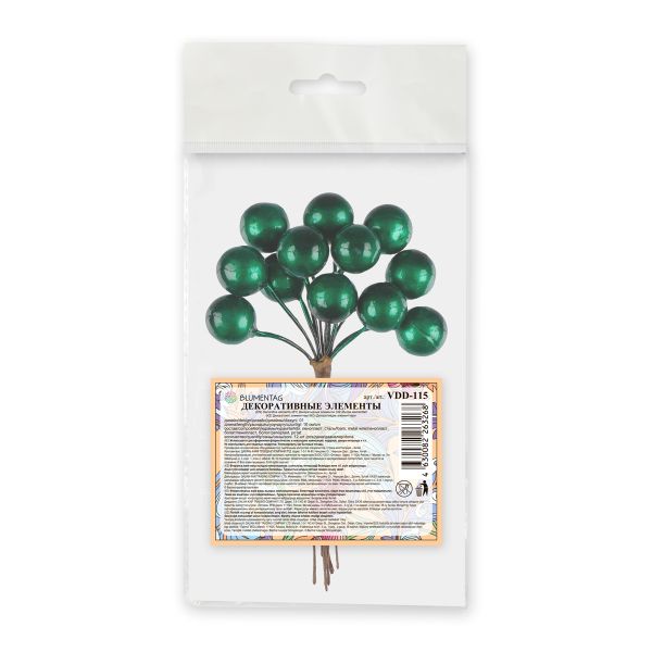 Букетик декоративный 10 см, 72 шт, 01 веточка, Blumentag VDD-115