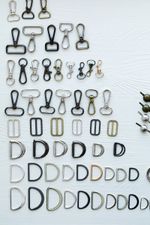 Карабин металл 30.0 мм (47х36 мм), 10 шт, 04 никель, Gamma GH 113/30/10