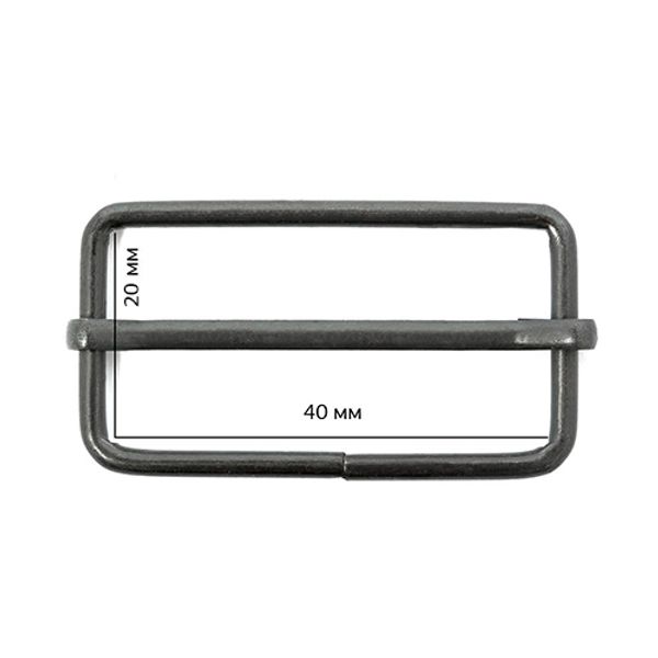 Шлевка металл 40х20х2.5 мм, TSW цв. оксид уп. 500 шт