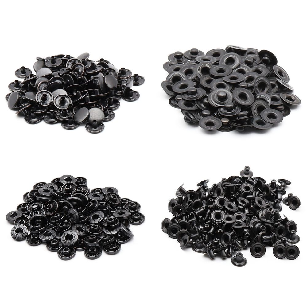 Кнопка Альфа (S-образная) ⌀15.0 мм, ≈720 шт, СТАЛЬ, оксид, NEW STAR