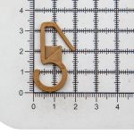 Крючки шторные для карниза 34 мм, цв.бежевый, 100 шт