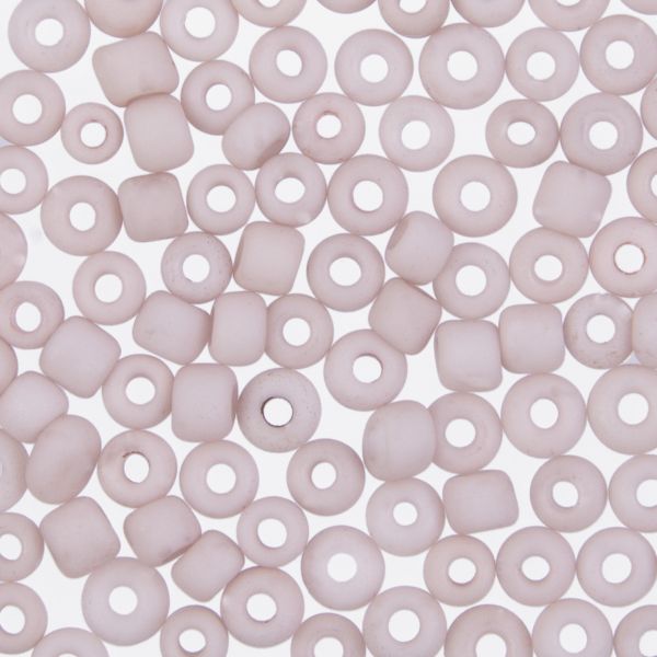 Бисер Zlatka 8/0, 100 г (10х10 г), №1001 серый макарун, GR