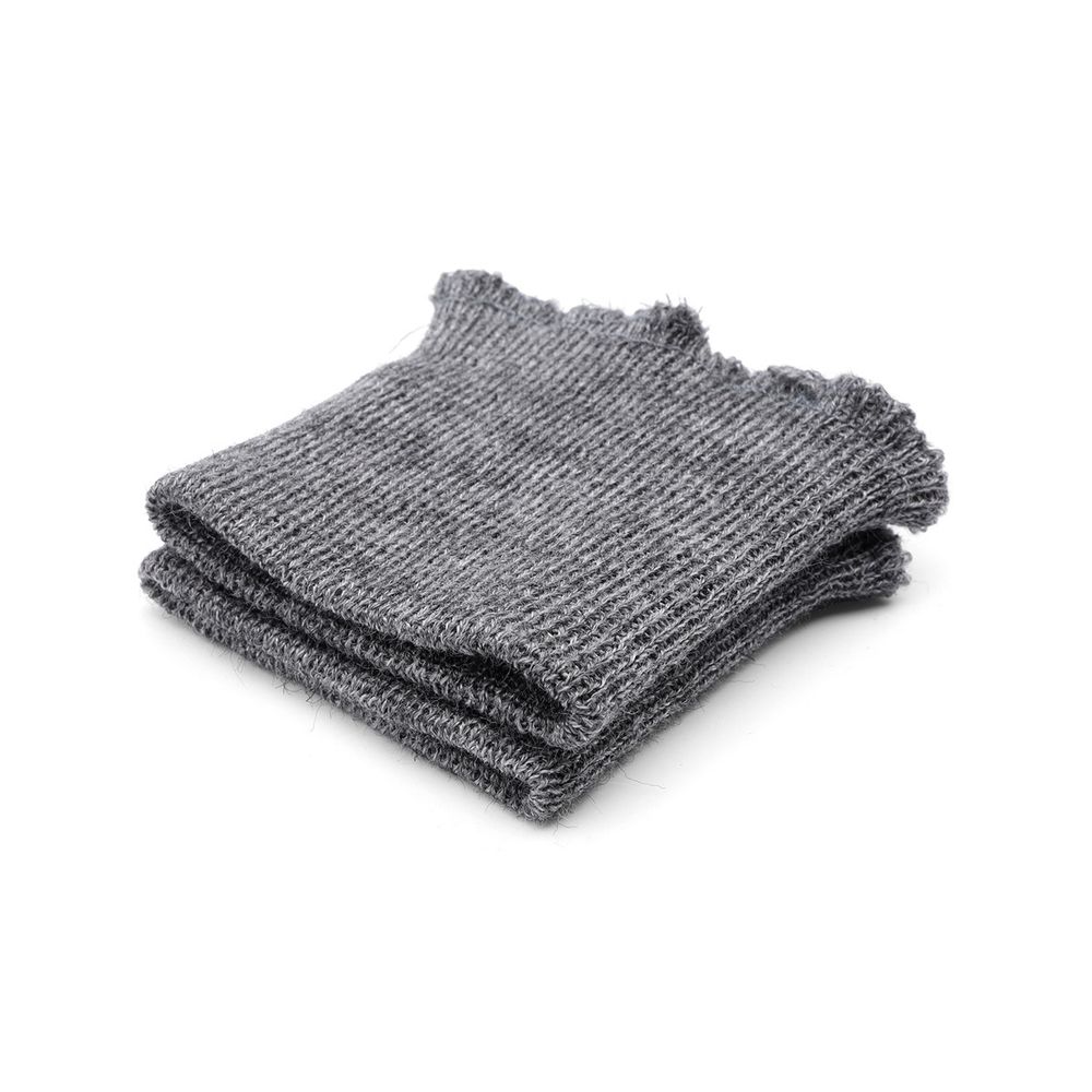 Манжеты трикотажные 6.0х7.0 см, 1 пара, тонкие малые 14 кл, 1х1, 161/м св.маренго, серый меланж