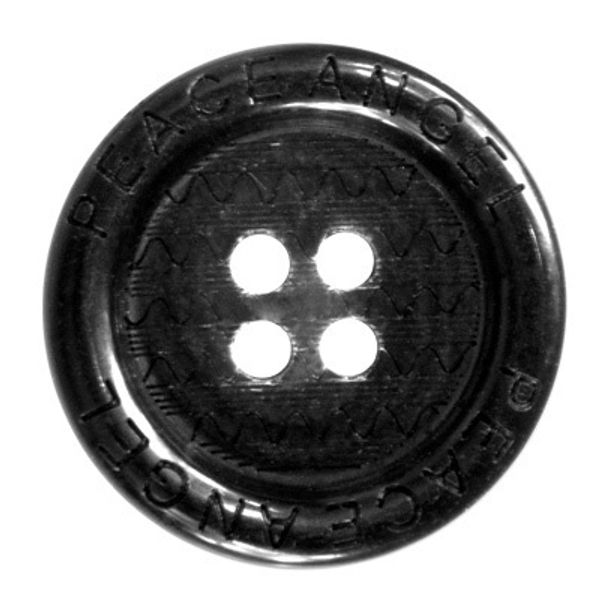 Пуговицы 4 прокола костюмные 15 мм, 24 шт, А008 черный, Gamma VX 0030