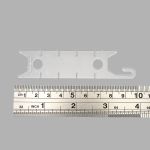 Фиксатор шнура шторной ленты 95мм прозрачный, 50 шт