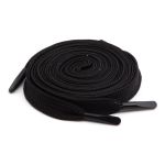 Шнурки плоские с металлическим наконечником 10.0 мм / 100см, 2 шт/упак (черный), 6220-0134