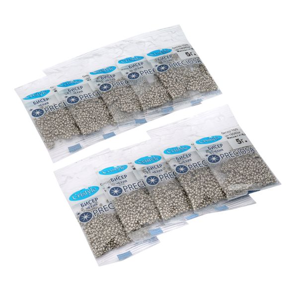 Бисер Preciosa 10/0 (2.3 мм), 50 г (10х5 г), цв. 18542