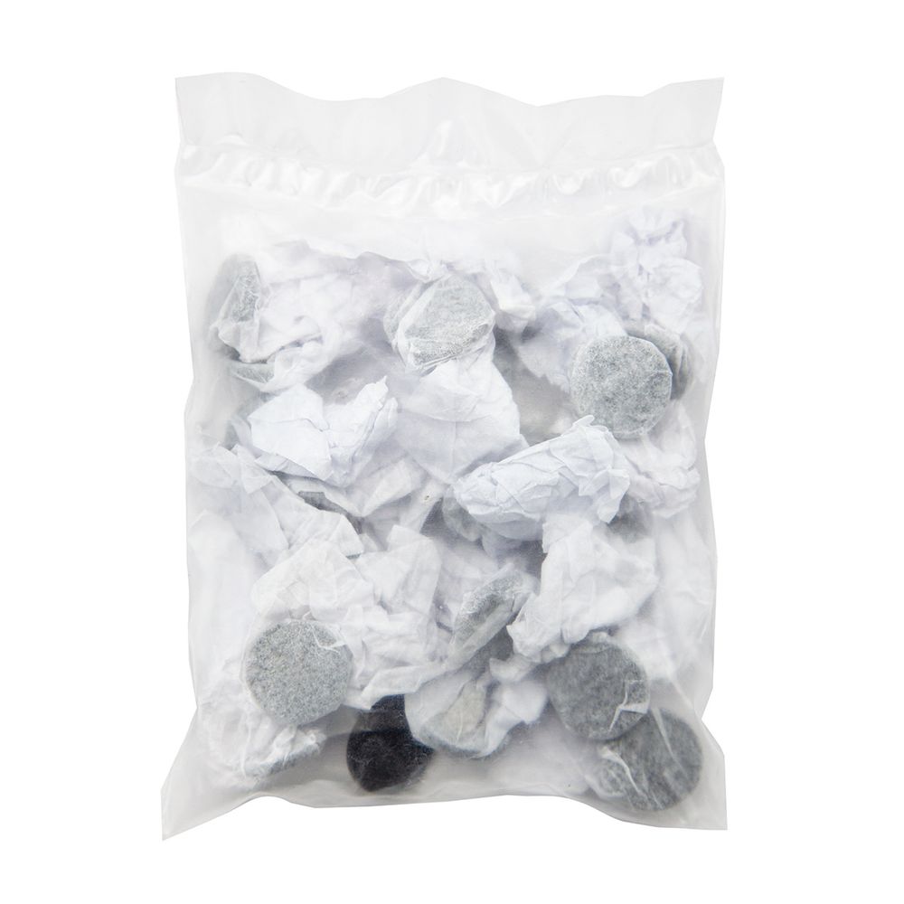 Часть кнопки Альфа (S-образная) ⌀15 мм (A-часть), 5/15 чер/мат. Classic, 20 шт, 20 шт