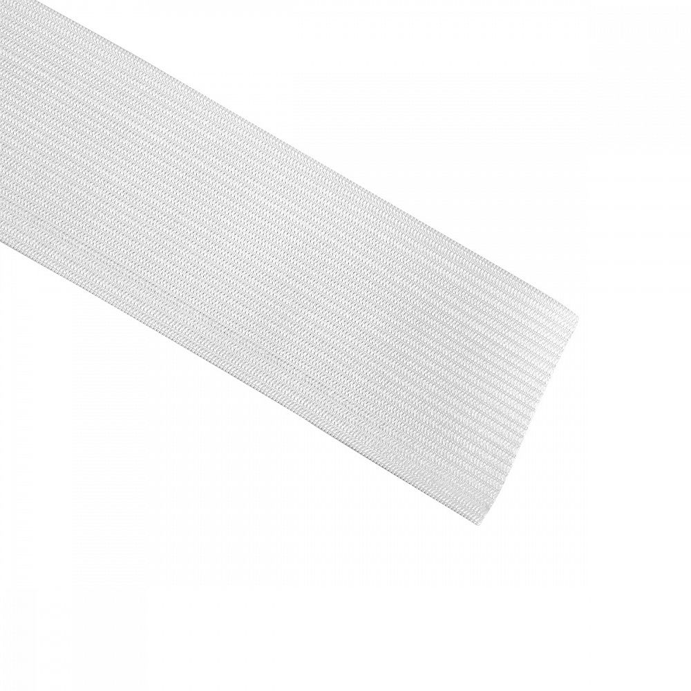 Резинка вязаная 40.0 мм / 40 метров, стандартная 3.9-4.3 г/п.м., белый