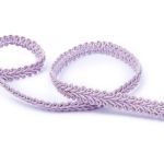 Тесьма отделочная в стиле шанель 8.5-10 мм / 33±0.5 метра, 080 сиреневый, Gamma GSH-10
