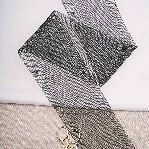 Кринолин мягкий 100.0 мм / 13.72 метра, черный, 3AR3073