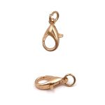 Замок для бус 21х10 мм (in 5 мм), золото цв.02, ГМХ14167, 20 шт