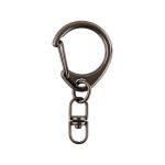 Карабин металл 15.0 мм (45х22 мм), 10 шт, 06 черн.никель, Gamma GH 114/15/10