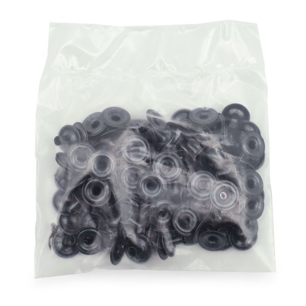 Часть кнопки Альфа (S-образная) ⌀11 мм (D-часть), 5 никель с чернением, 100 шт, S090503, BIG