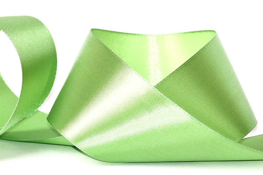 Лента атласная 1-сторонняя 50.0 мм / 33±2 метра, 083 св.зеленый, Gamma