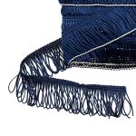 Бахрома отделочная 35.0 мм / 25 метров, цв.231 т.синий