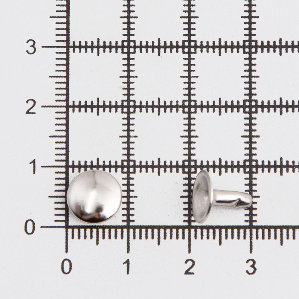 Хольнитены ⌀9 мм, h=9 мм, сталь, New Star №33.5, никель, уп≈2000 шт