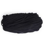 Шнур круглый х/б ⌀5.0 мм / 100 метров, черный