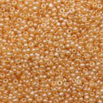 Бисер Astra&Craft 11/0 (2.1 мм), 500 г, цв. M902 св. золотой/прозрачный, матовый