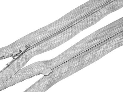 Молния спираль (витая) (цв.SBS) брючная Т3 (3 мм) 1 зам., н/раз., 18 см, автомат, S-165 светло-серый, уп.5000 шт