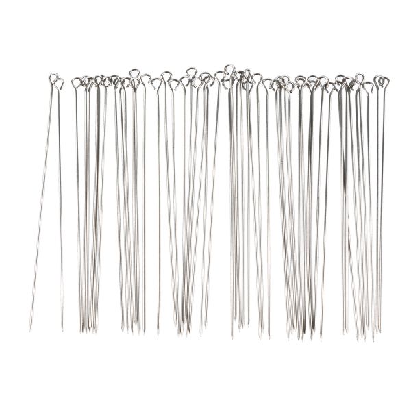 Булавки портновские сталь 70 мм, 50 шт, никель, Gamma 1-70