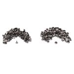 Хольнитены ⌀9 мм, h=9 мм, сталь, New Star №33.5, цв.чер.никель, ≈100 шт