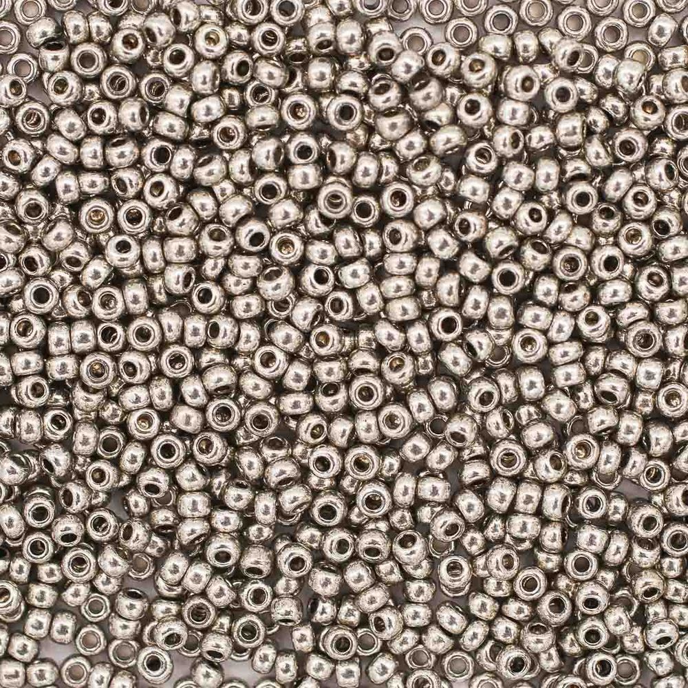 Бисер Preciosa Solgel metallic 10/0 (2.3 мм), 100 г (5х20 г), цв. 18141