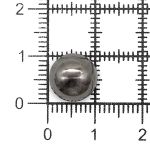 Пуговицы на ножке 10х8 мм (черный никель), 24 шт
