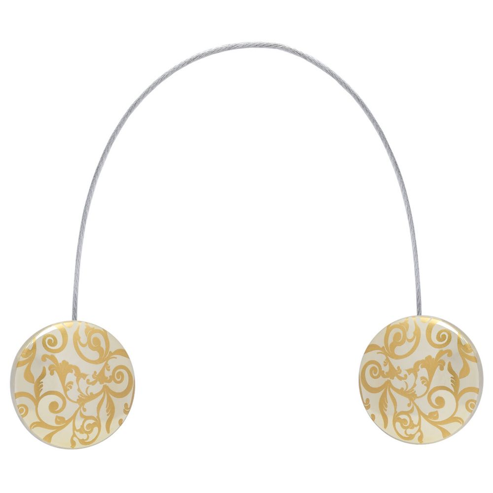 Клипсы для штор магнитные с тросом, 30см ⌀45, 2У