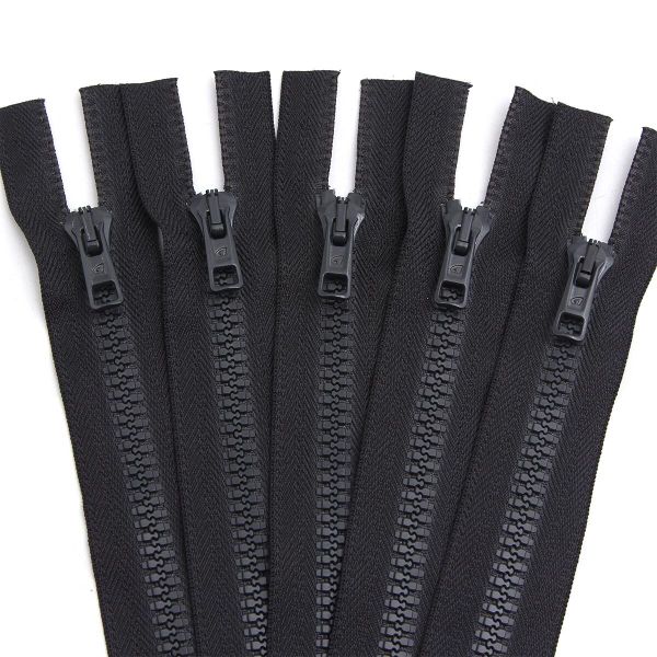 Молния трактор Arta Т6 (6 мм) 2 зам., разъем., 75 см, цв. 102 т.серый, уп.5 шт