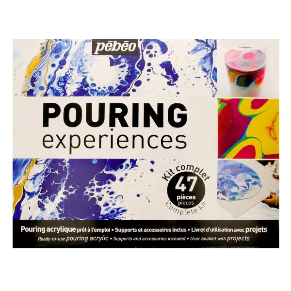 Краска акриловая для техники Флюид Арт в подарочном наборе 118 мл, 524600, Pebeo