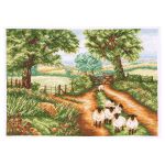 Набор для вышивания нитками Anchor, Вниз по дороге 29х42 см