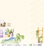 Бумага для скрапбукинга Здоровые привычки 190 г/м², 30.5х30.5 см, 10 шт, 1, Mr.Painter PSR 2603