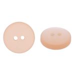 Пуговицы на 2 прокола 18L (11мм), пластик (col.61 светло-персиковый), CR-K18M, 144 шт