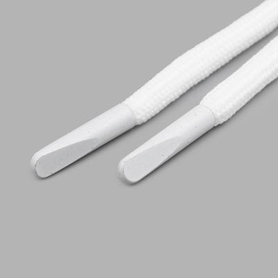 Шнурки круглые с металлическим наконечником 4.0 мм / 100 см, 1 пара (2 шт), белый, 6220-0133