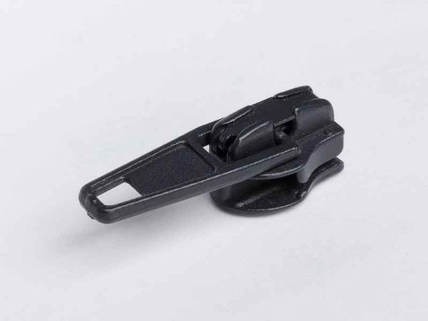 Слайдер (замок) для молнии спираль (цв.SBS) Т3 (3 мм), автомат, S-417 т.серый, уп.1000 шт