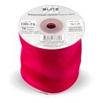 Лента капроновая (органза) 75.0 мм / 22.8±1 метра, 118 малиновый, Blitz OR-75