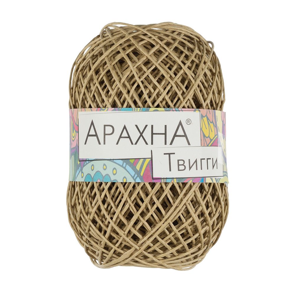 Пряжа Arachna Twiggy / уп.5 мот. по 50 г, 80м, 04 натуральный