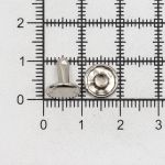 Хольнитены двухсторонние ⌀9 мм, h=9 мм, сталь, New Star №33.5, цв.никель, ≈100 шт