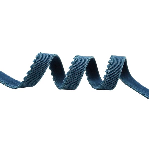 Резинка бельевая (ажурная) 8.0 мм / 50 метров, морская волна