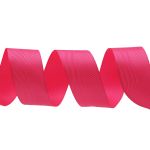 Лента декоративная ёлочка 40.0 мм / 20±1 метров, 22 ярко-розовый
