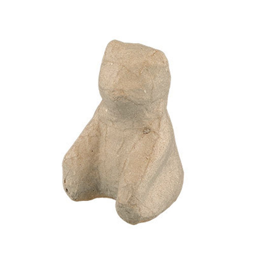 Заготовка из папье-маше Медведь, 7х6.5х8 см, PAM-083 Love2art