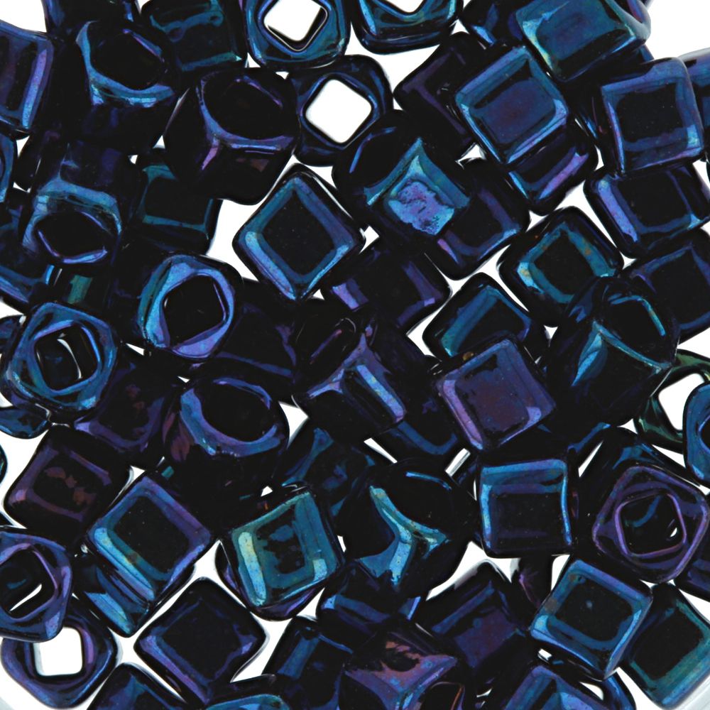 Бисер Toho Cube 2 (3 мм), 5х5 г, 0082 синий